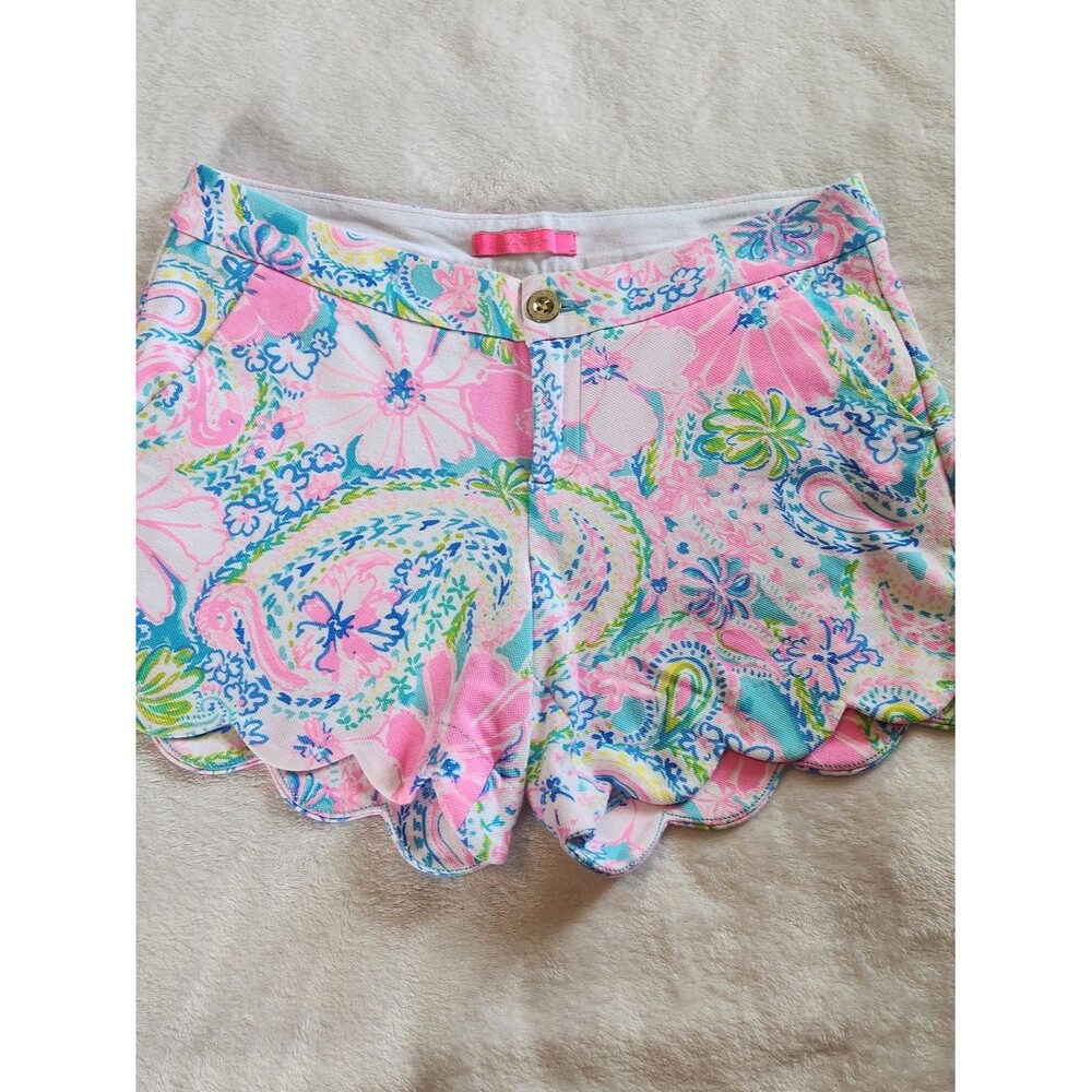 Lilly Pulitzer Buttercup Knit Shorts Size 6